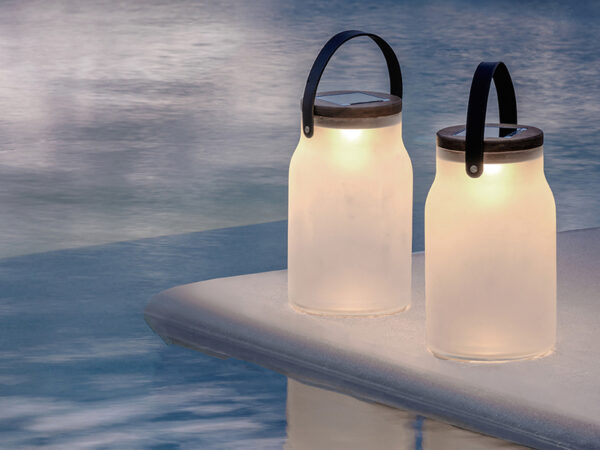 Milk-Overhang Lamps