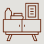 Furniture and upholstery service icon