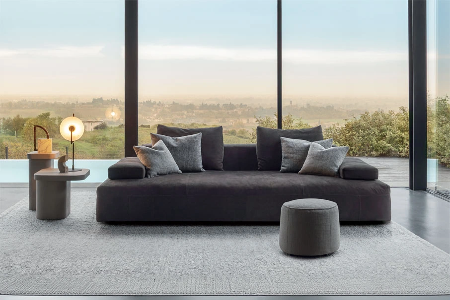 Furniture — curated seating in a light-filled living room